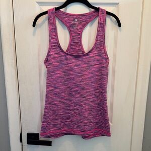 90 Degree by Reflex Women's Heathered Pink Racerback Tank